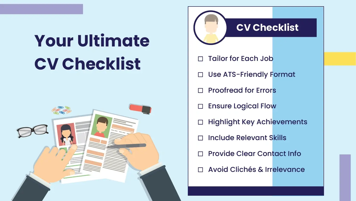 8 Important Points For Your CV Checklist