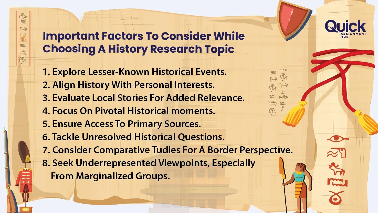 Important Factors To Consider While Choosing A History-Research-Topic