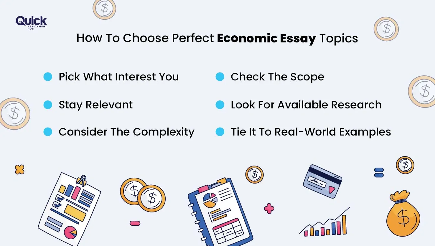 steps to choose economic essay topic