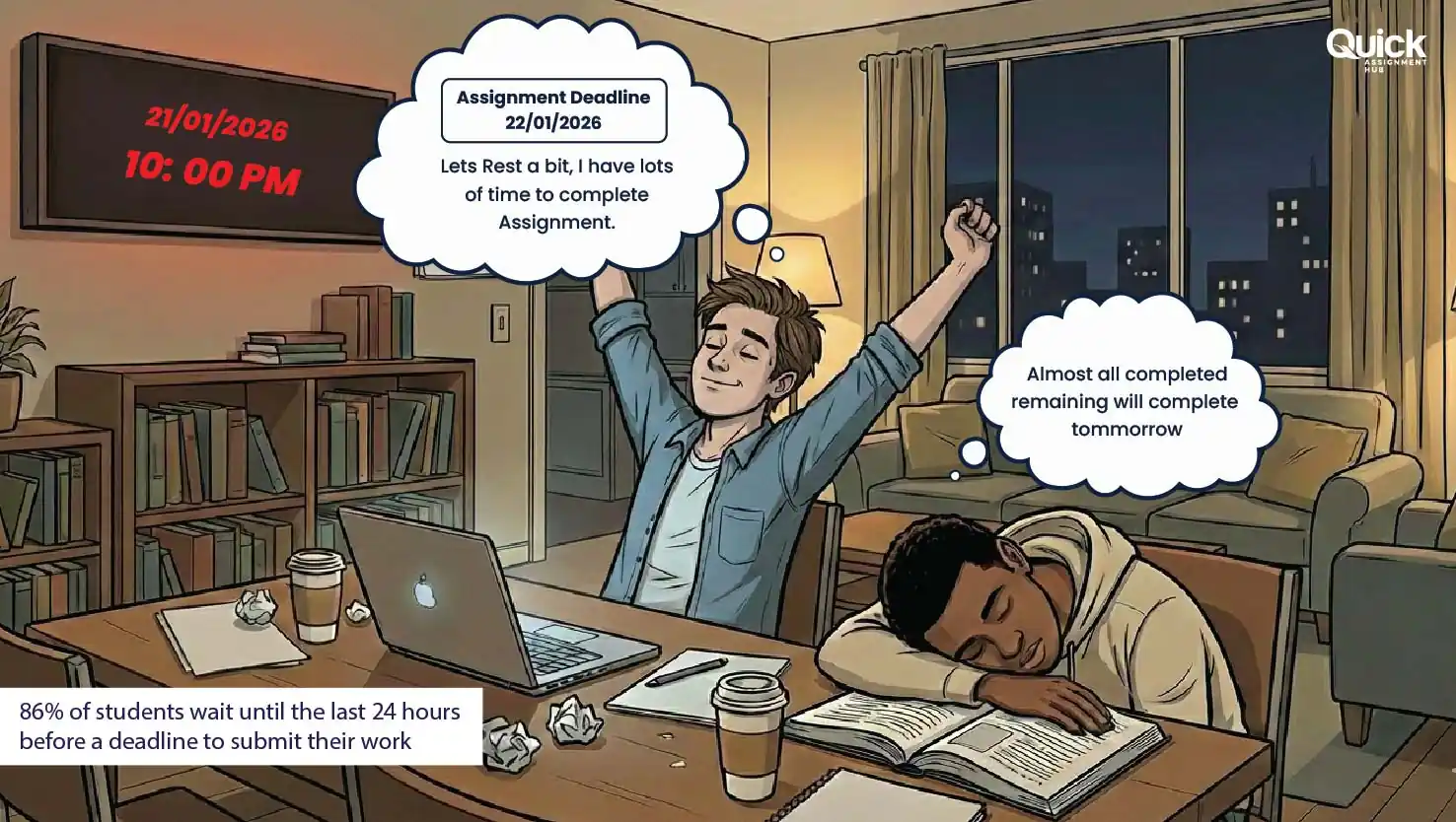 Students-Wait-Until-The-Last-Hours-Before-A-Deadline-To-Submit-Their-Work