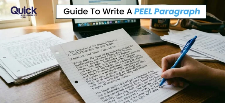 Guide To Write A PEEL Paragraph