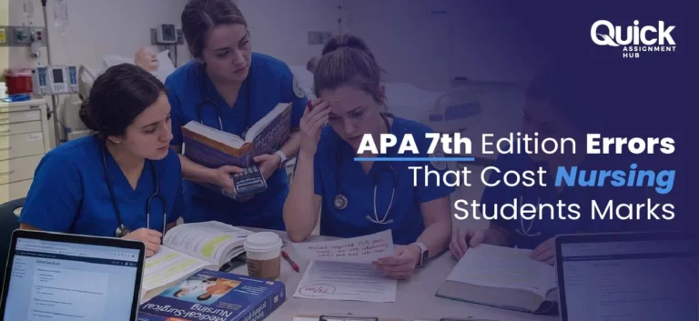 APA 7th Edition Errors In Nursing Assignments That Cost Marks
