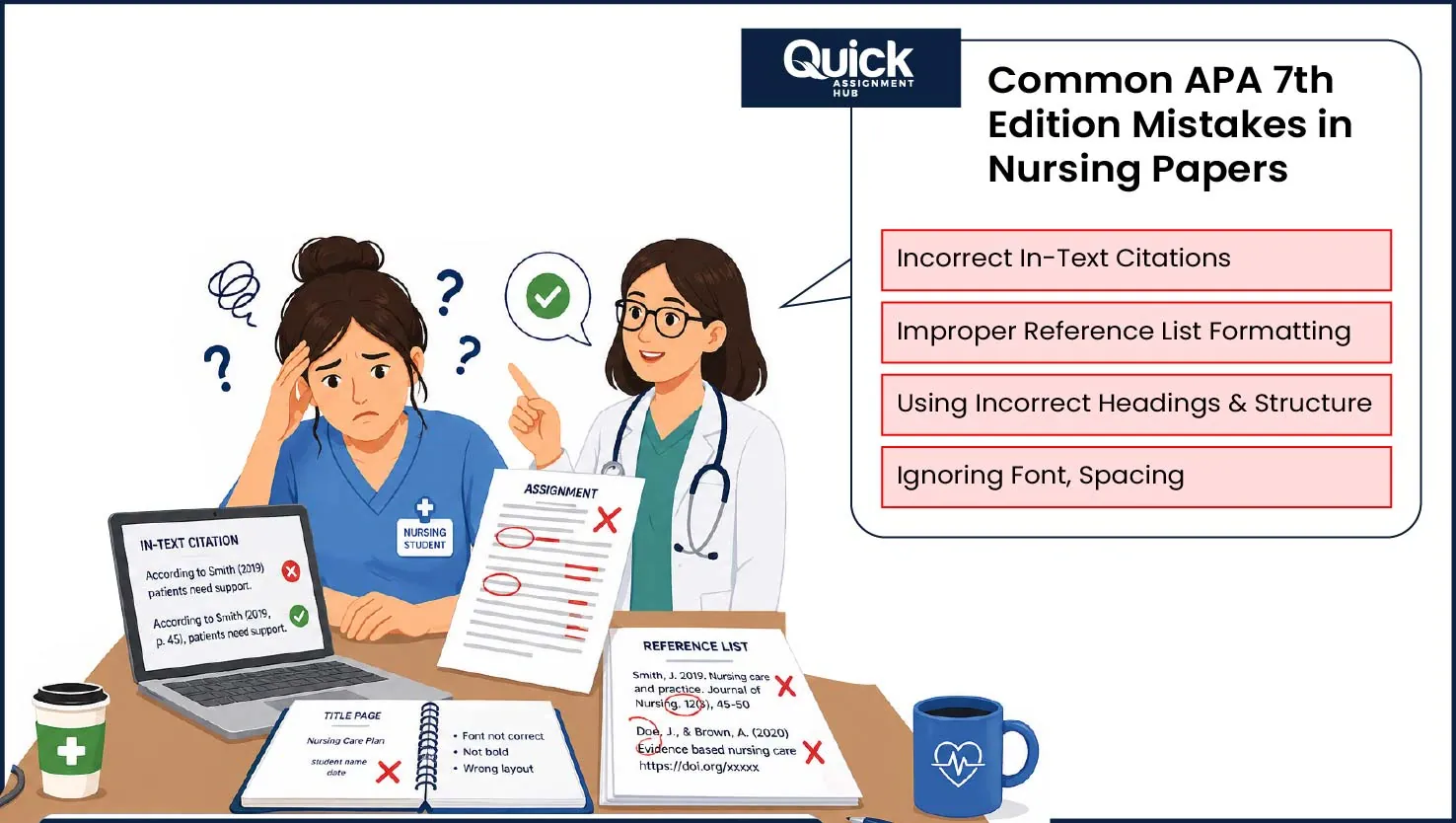Common APA 7th Edition Mistakes in Nursing Papers